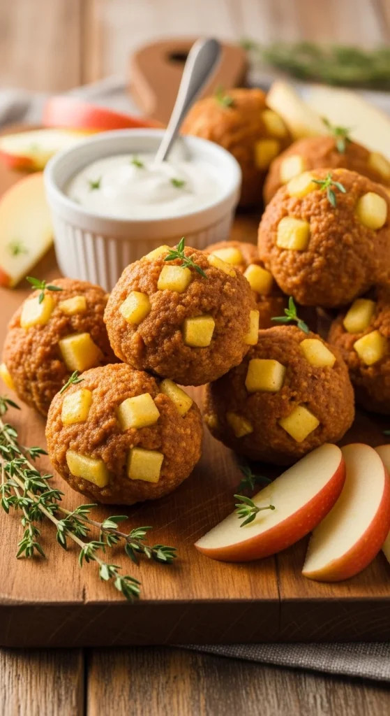 20. Spiced Apple and Pork Meatballs