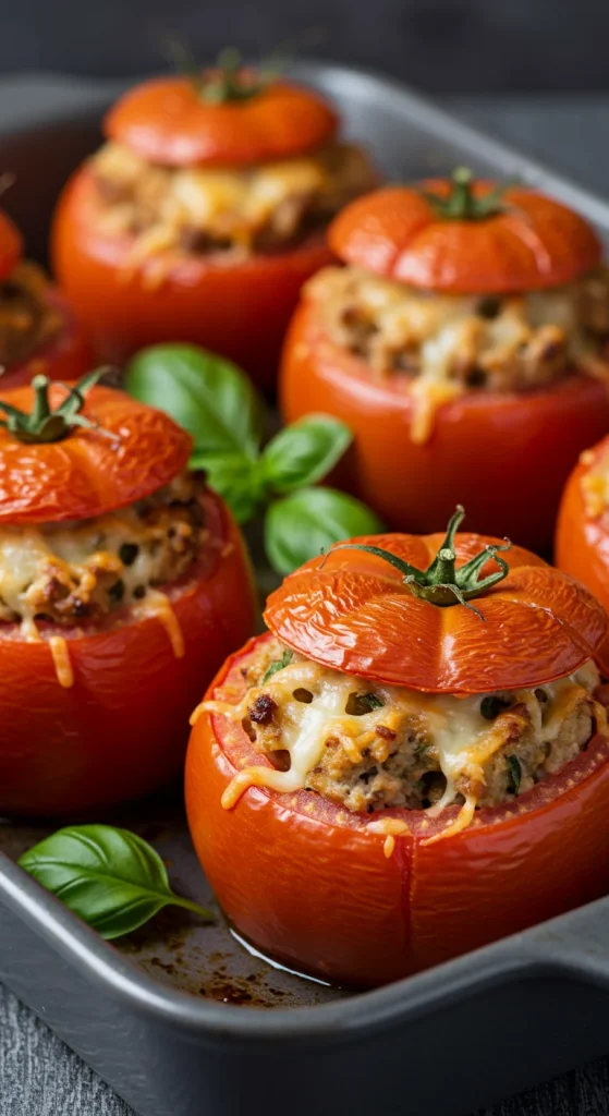 20. Turkey Stuffed Tomatoes