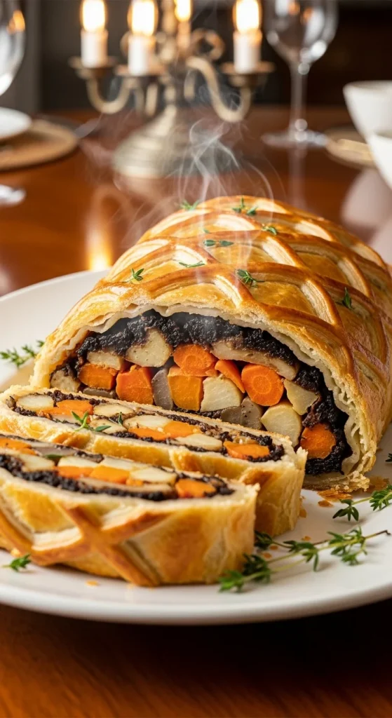 20. Vegetable Wellington with Mushroom Duxelles