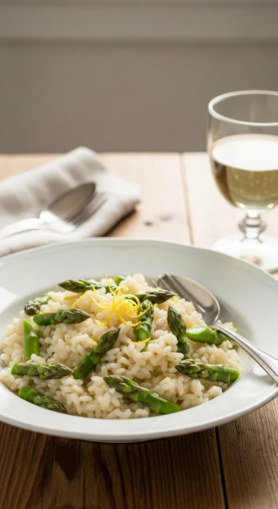 21. Asparagus and Lemon Risotto