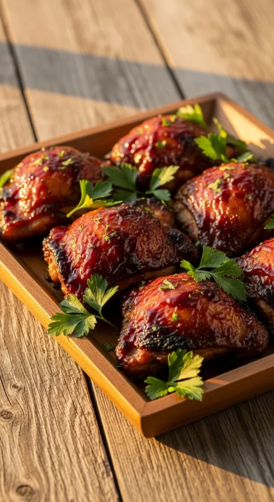 21. Baked BBQ Chicken Thighs