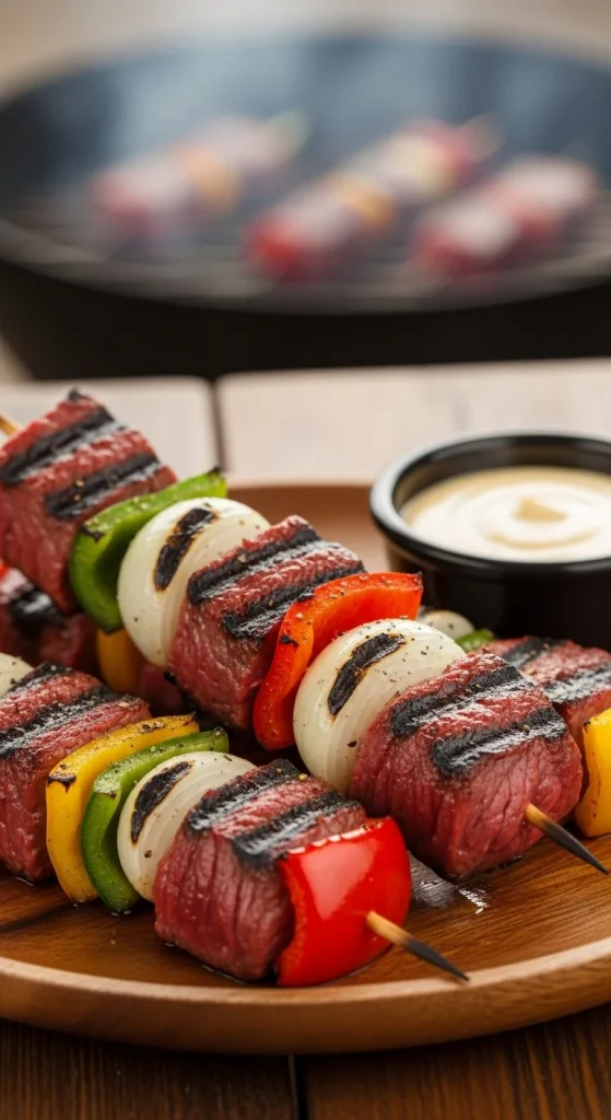 21. Beef Kebabs
