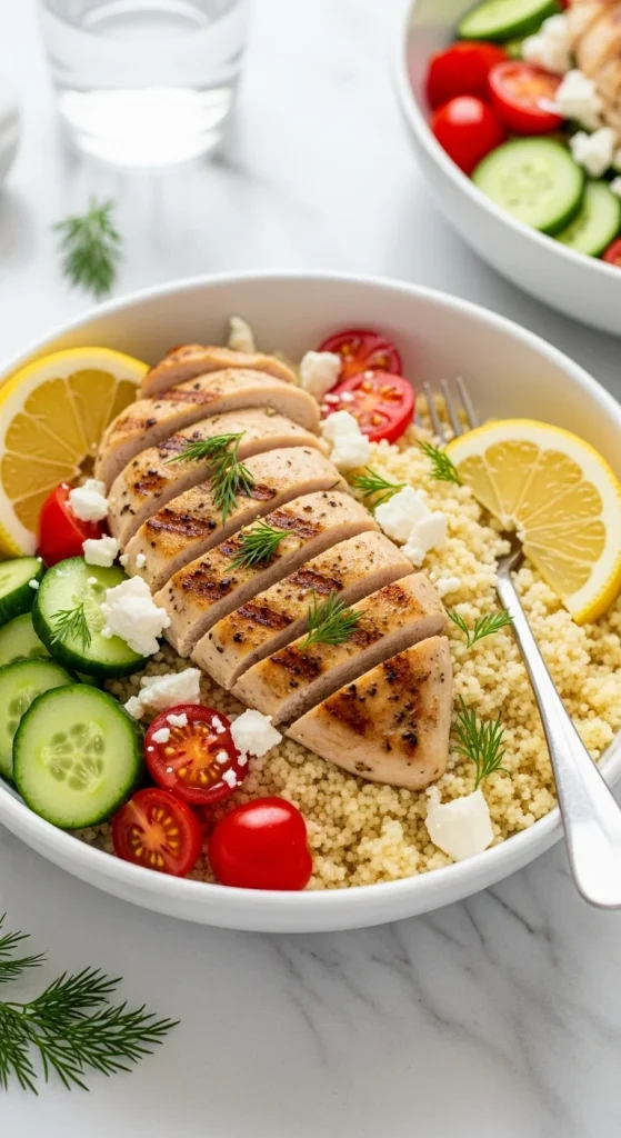 21. Greek Chicken Bowls