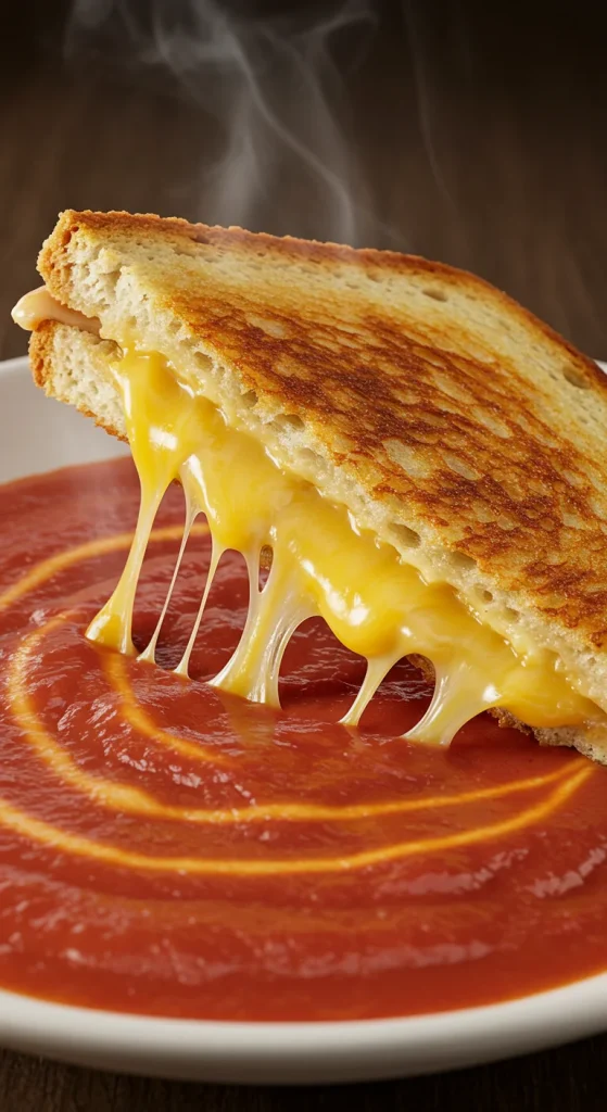 21. Grilled Cheese with Tomato Soup