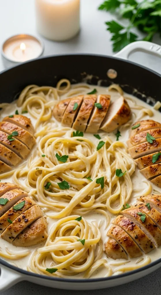 21. One-Pot Chicken Alfredo