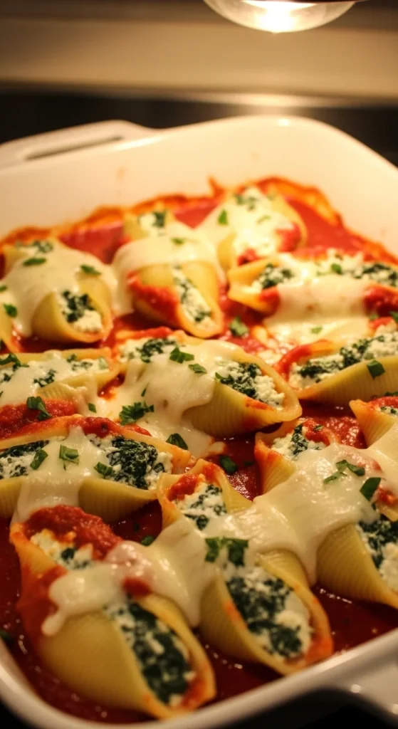 21. Spinach and Ricotta Stuffed Shells