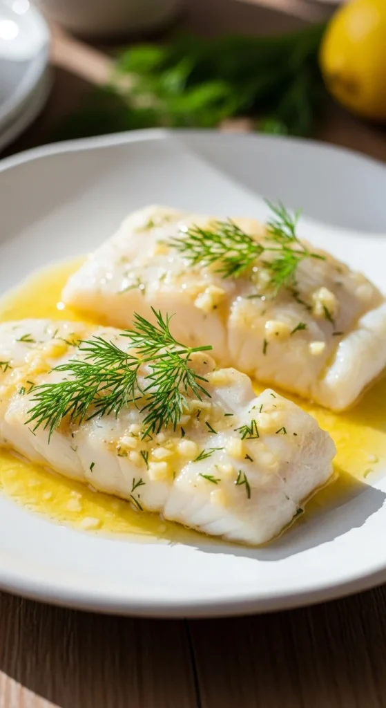 22. Baked Lemon Garlic Cod