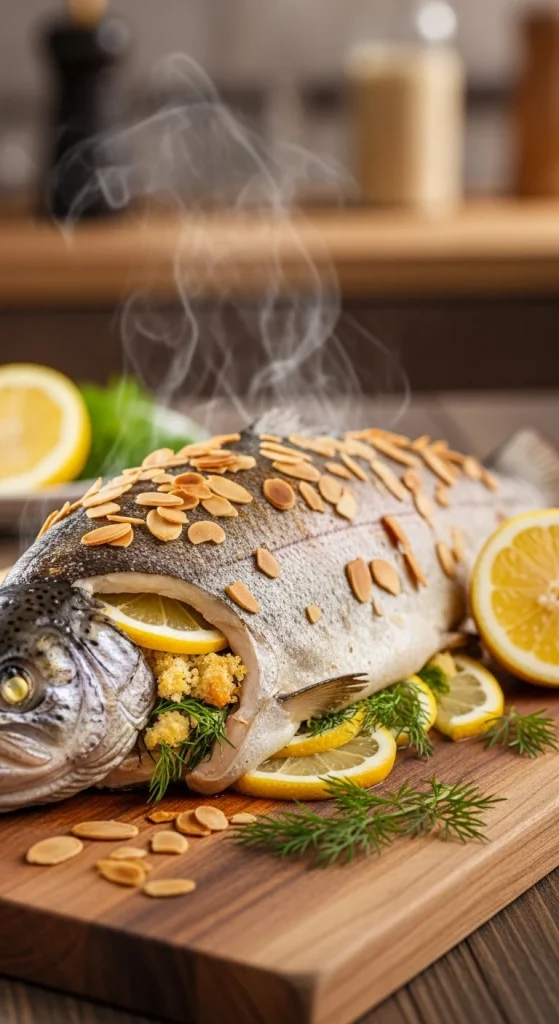 22. Baked Trout with Almonds