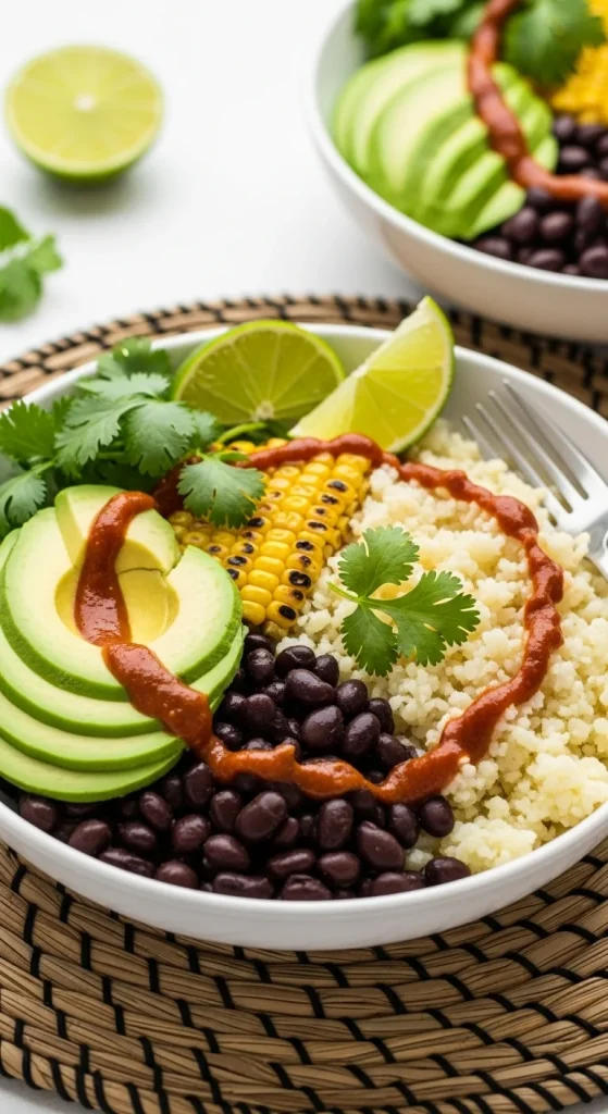 22. Cauliflower Rice Burrito Bowls