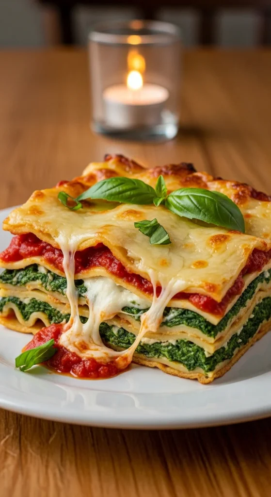 22. Creamy Spinach Lasagna