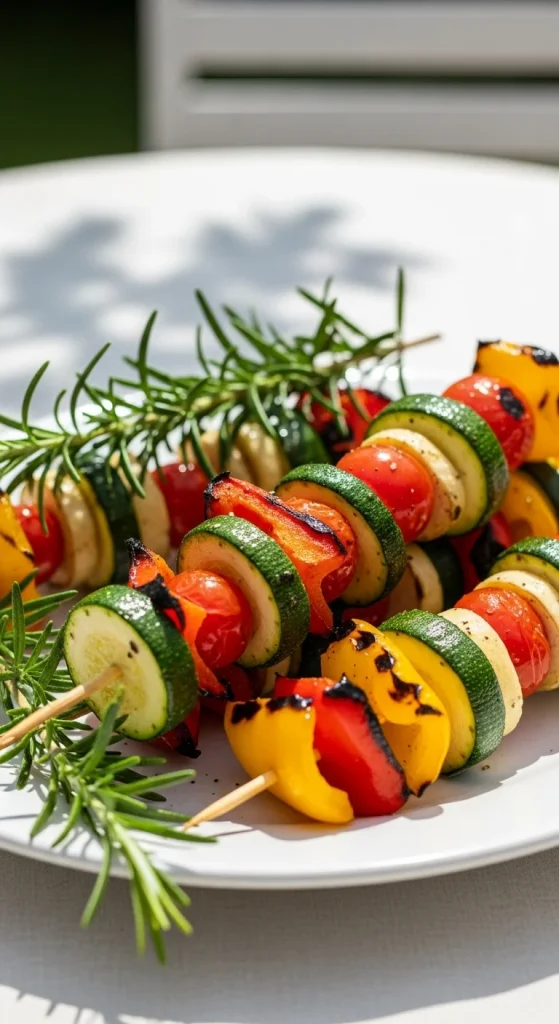 22. Grilled Vegetable Skewers