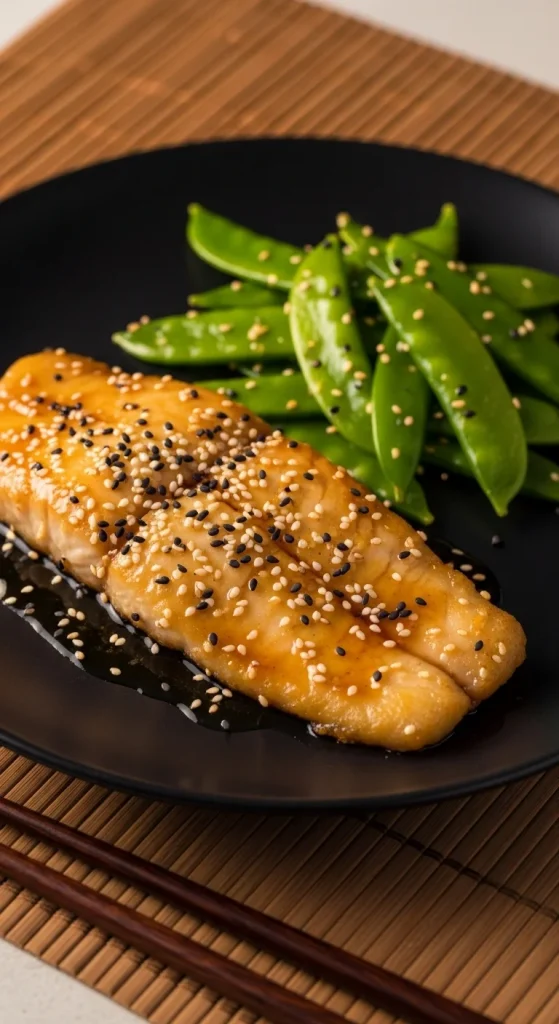 22. Honey Soy Glazed Barramundi