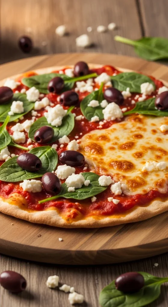 22. Mediterranean Flatbread Pizza