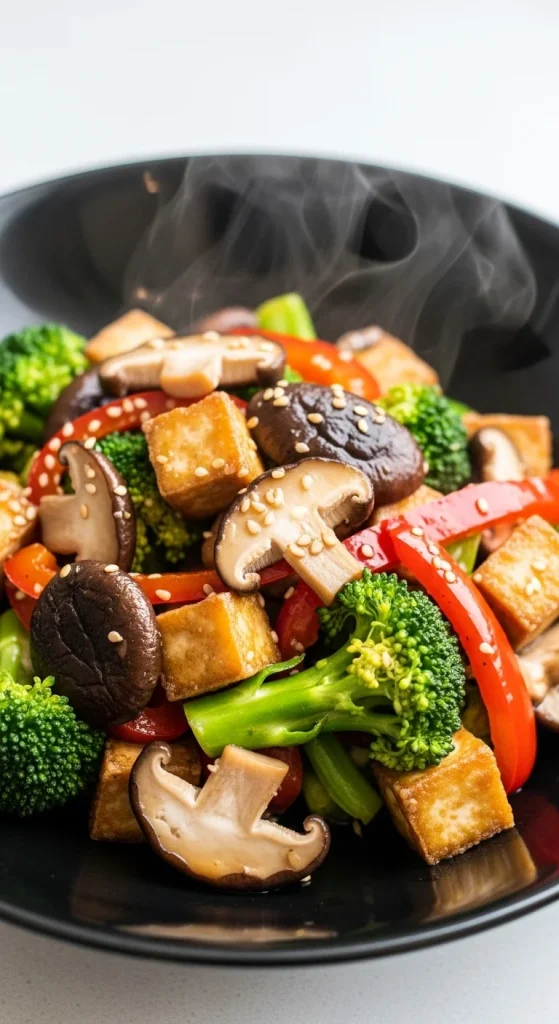 22. Mushroom and Tofu Stir-Fry