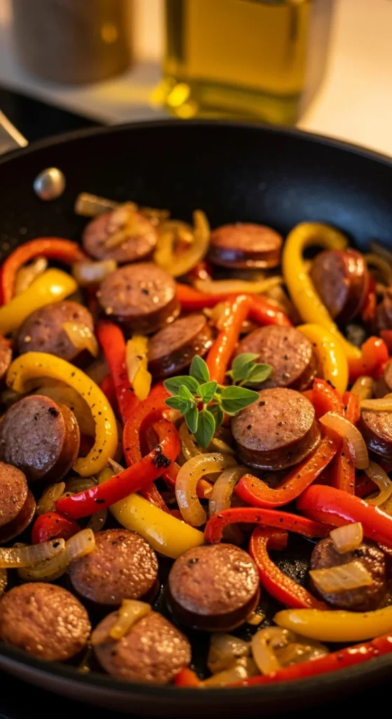 22. One-Pot Sausage and Peppers