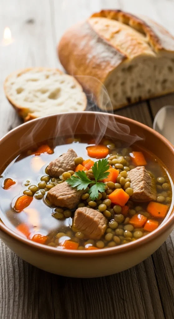 22. Pork and Lentil Soup