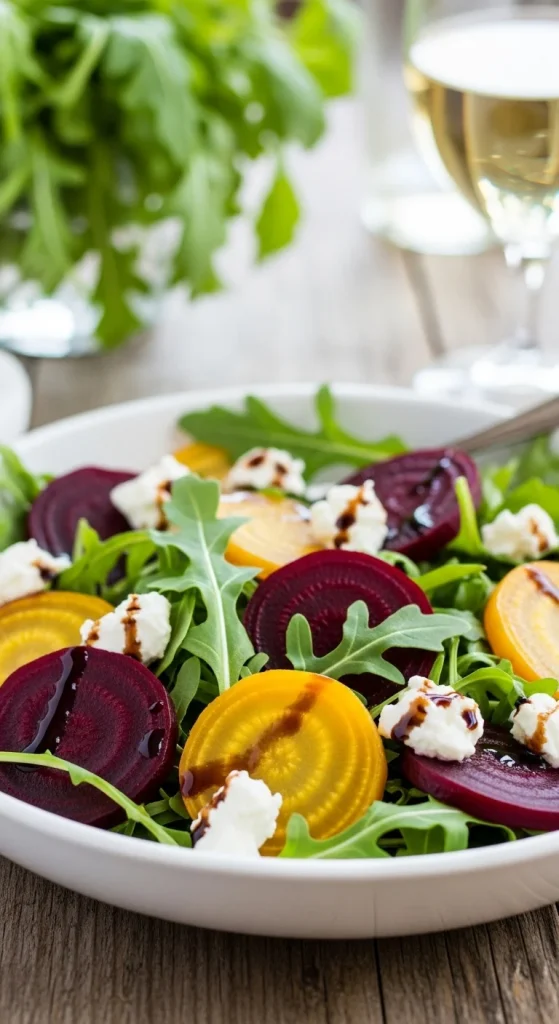 22. Roasted Beet and Goat Cheese Salad