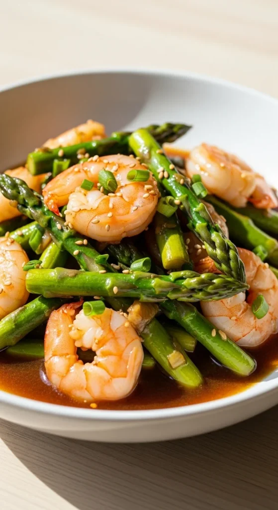 22. Shrimp and Asparagus Stir-Fry