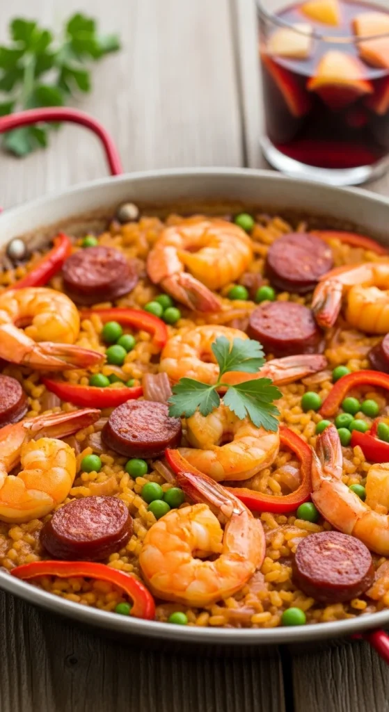 22. Shrimp and Chorizo Paella