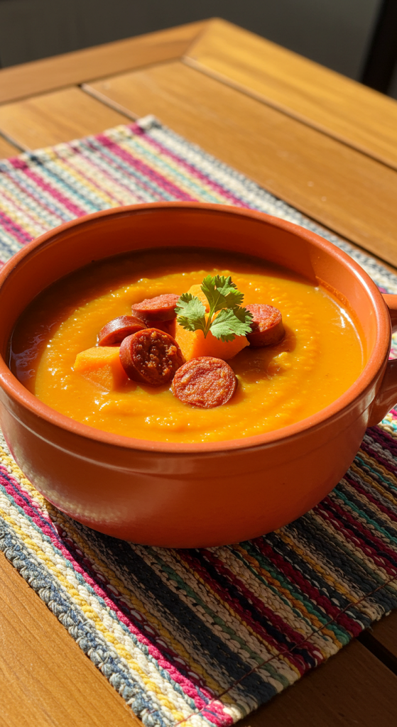 22. Sweet Potato and Chorizo Soup