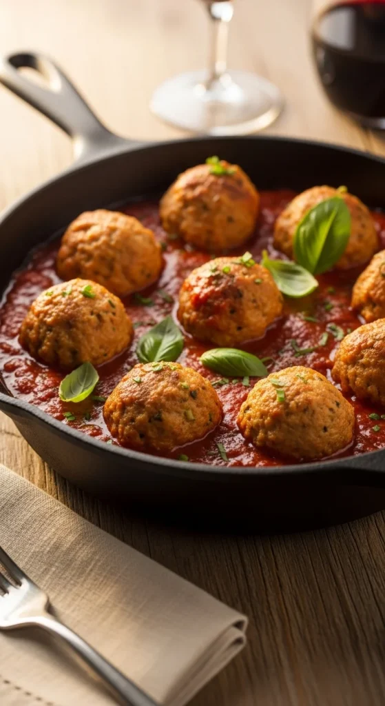 22. Turkey Meatballs with Marinara
