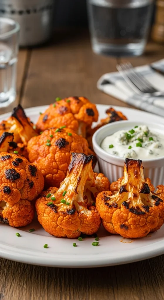 23. Buffalo Cauliflower Wings with Ranch