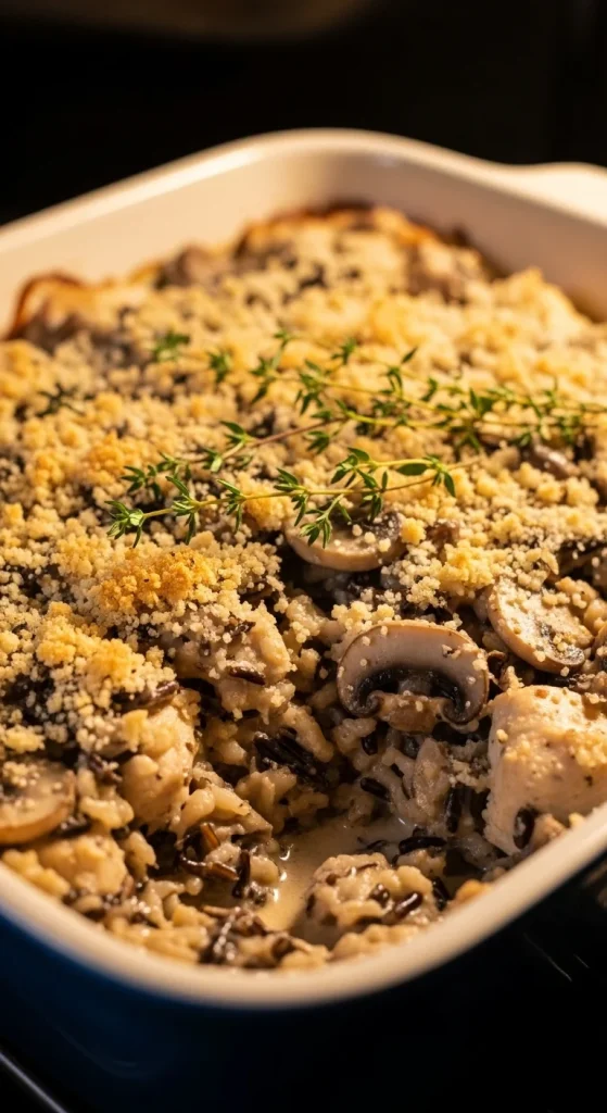 23. Chicken and Wild Rice Casserole