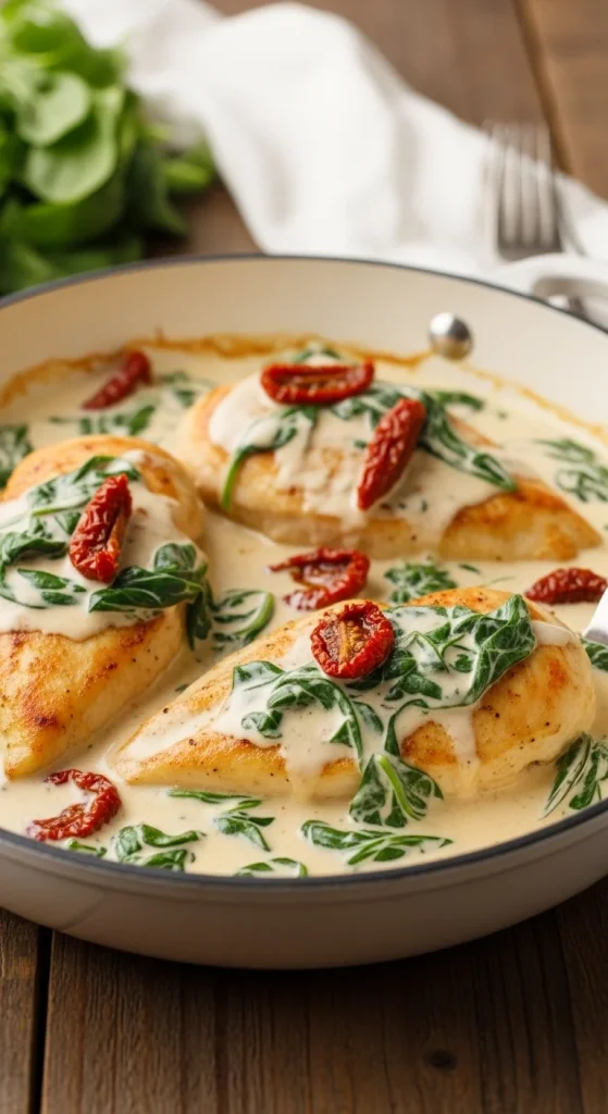 23. Creamy Tuscan Chicken