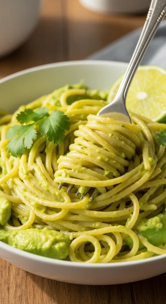 23. Gluten-Free Creamy Avocado Pasta