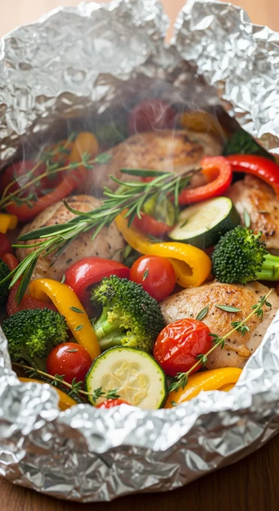 23. Italian Herb Chicken Packets