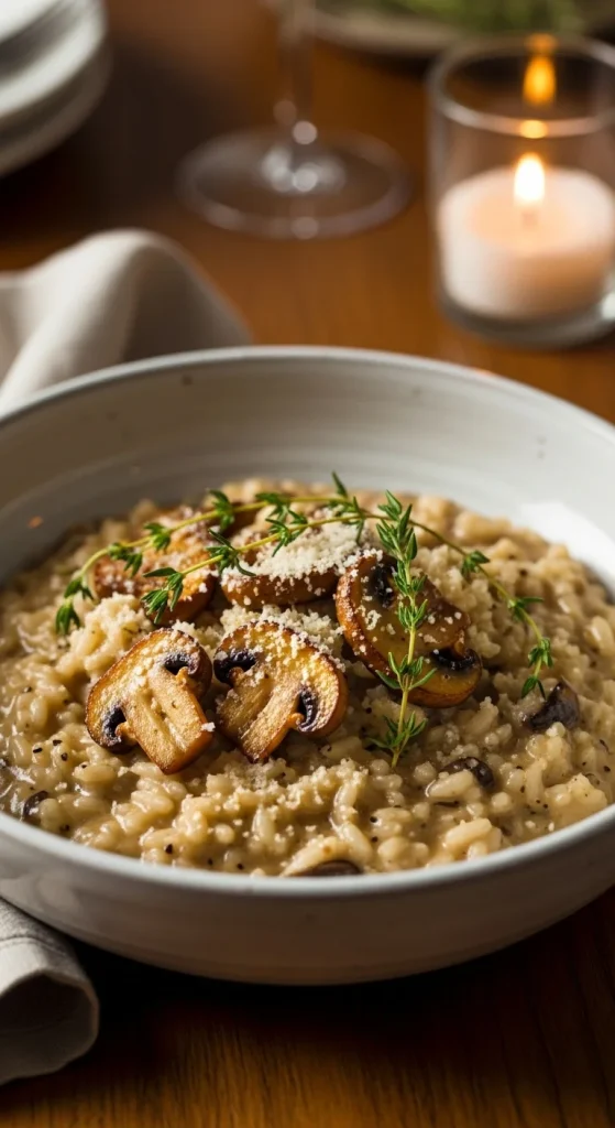 23. Mushroom Risotto