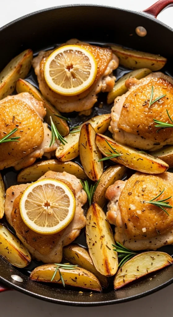 23. One-Pot Lemon Chicken and Potatoes