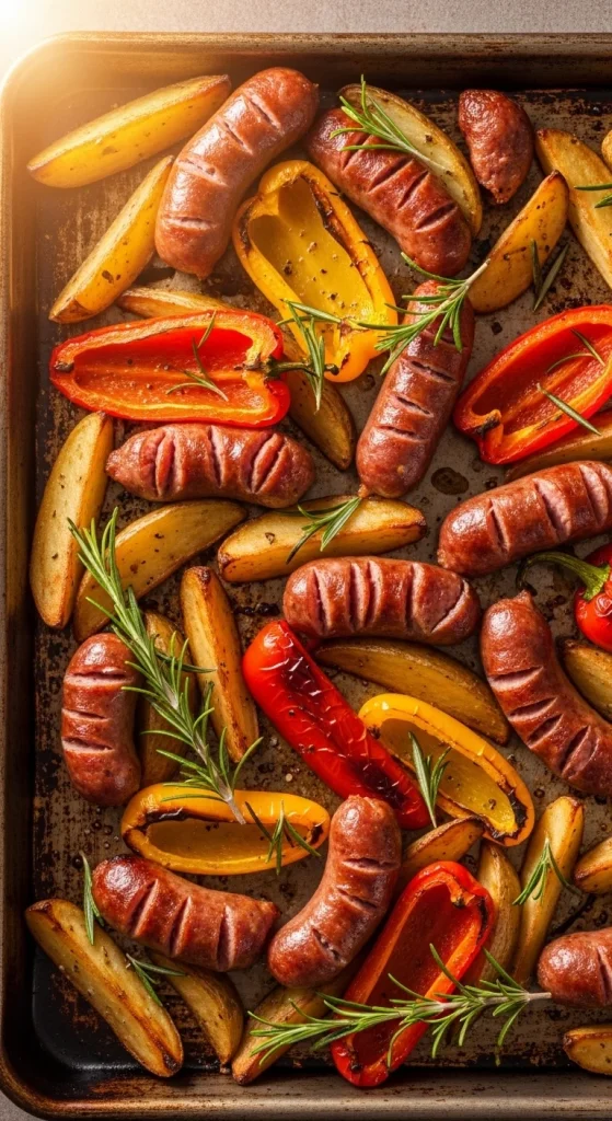 23. Sausage and Pepper Sheet Pan Dinner