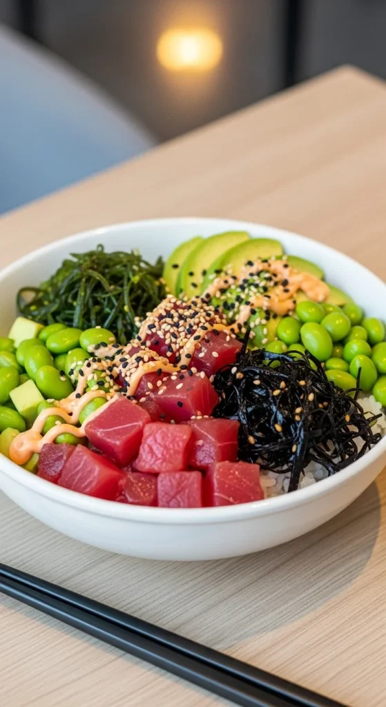 23. Spicy Tuna Poke Bowl