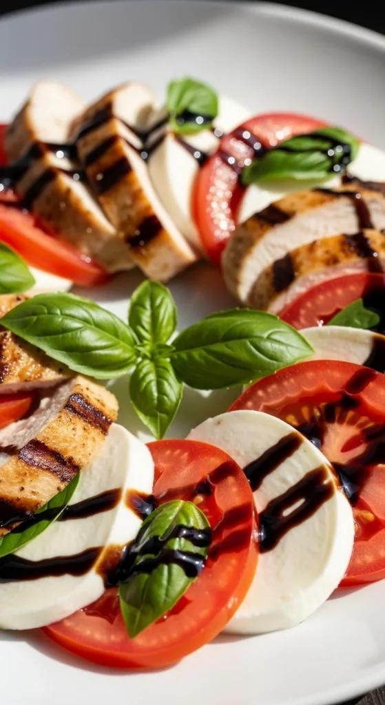24. Chicken Caprese Salad