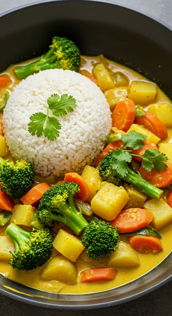 24. Coconut Curry Vegetables