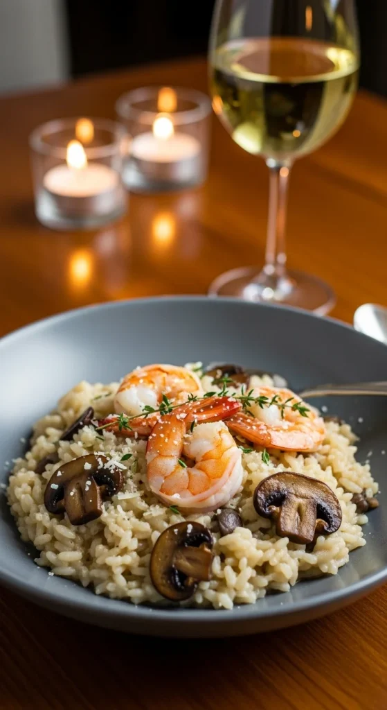 24. Shrimp and Mushroom Risotto