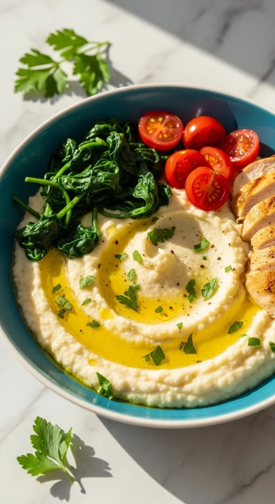 24. Slow Cooker Cauliflower Mash Bowl