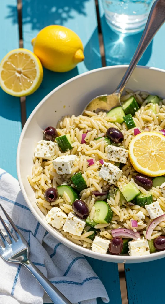 25. Greek Orzo Salad