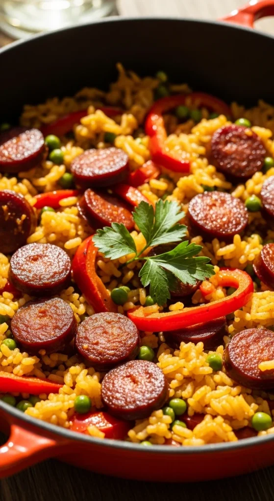25. One-Pot Spanish Chorizo and Rice