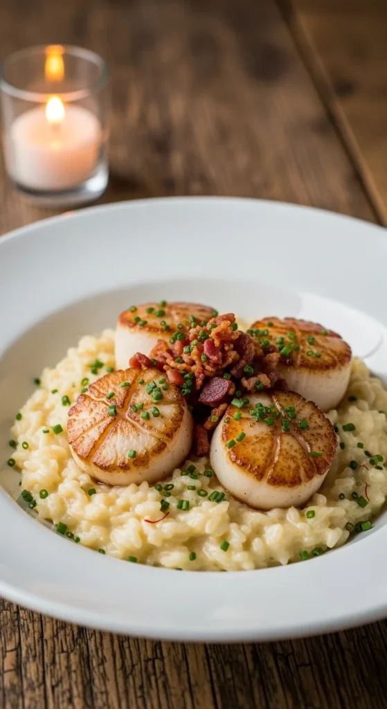 25. Scallop and Bacon Risotto