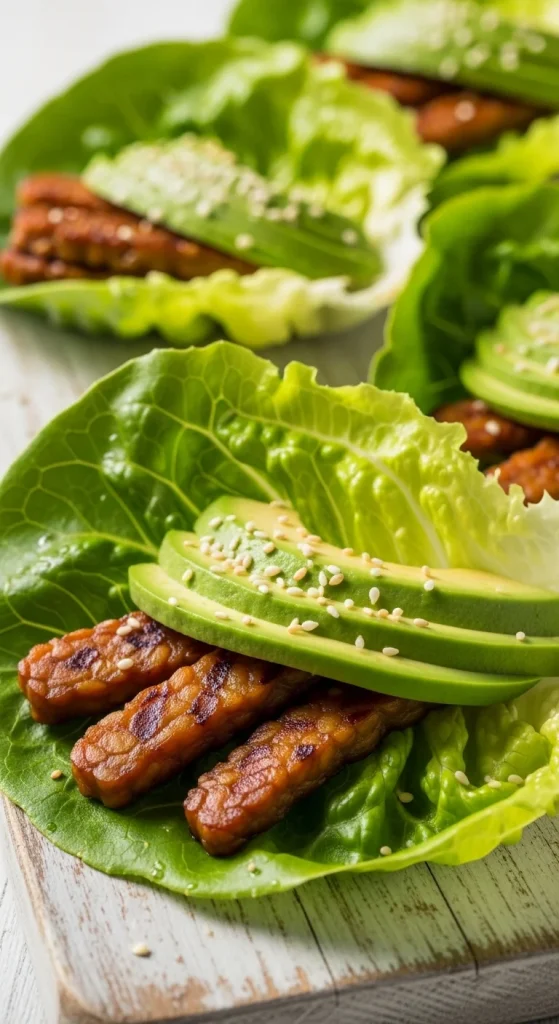 25. Tempeh Bacon Wraps