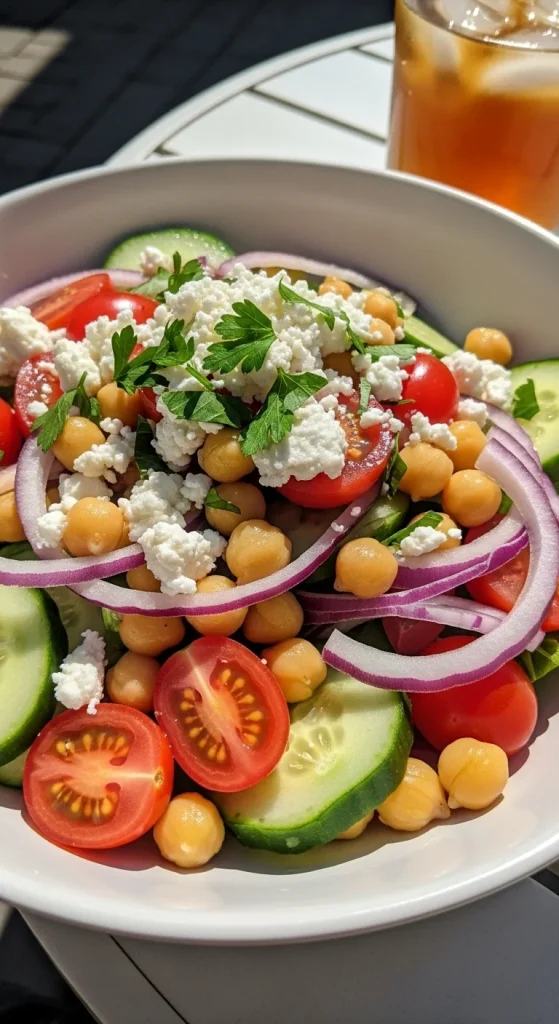 26. Mediterranean Chickpea Salad