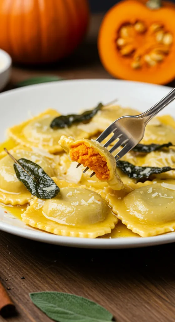26. Pumpkin Ravioli