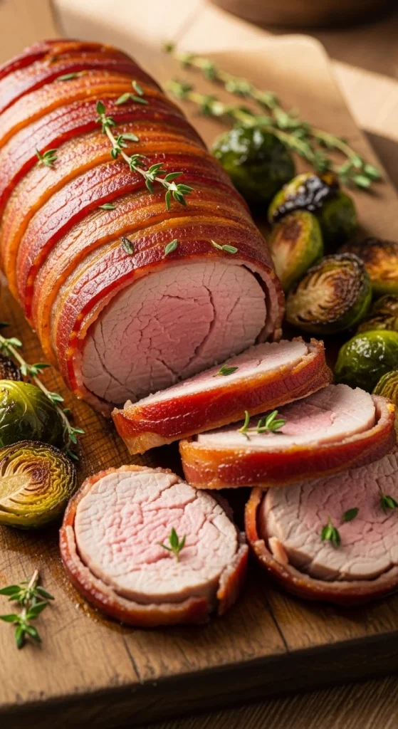 3. Bacon-Wrapped Pork Tenderloin