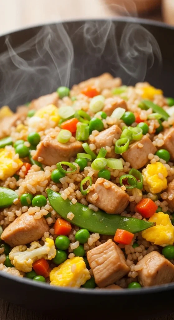 3. Cauliflower Fried Rice with Chicken