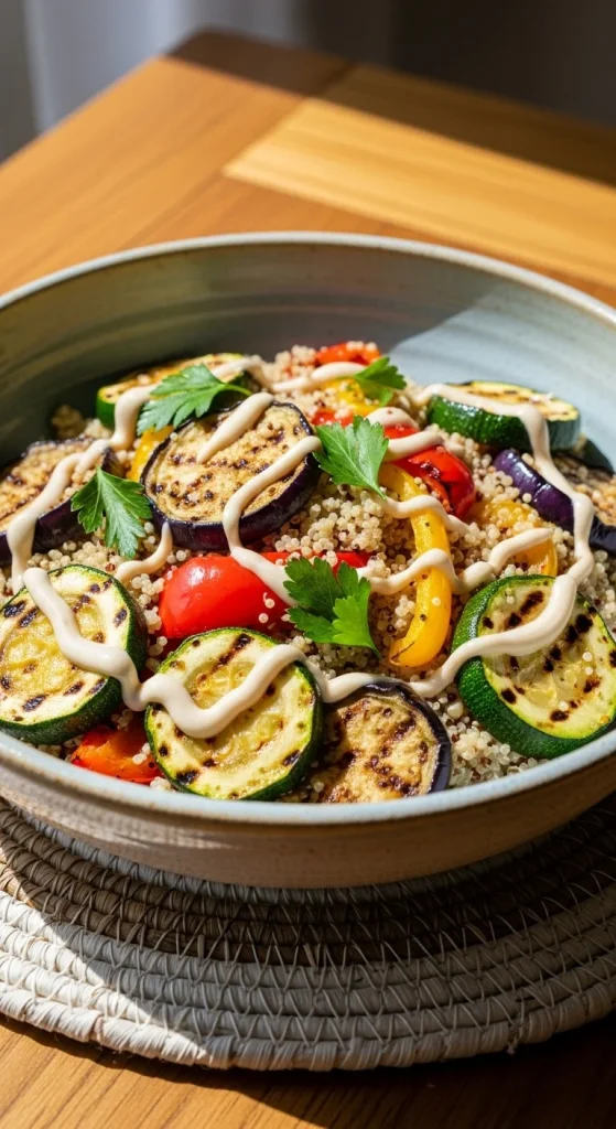 3. Grilled Vegetable and Quinoa Bowl