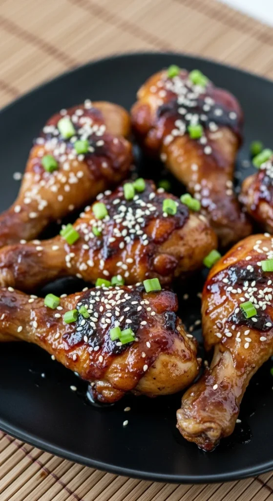 3. Honey Soy Glazed Chicken Drumsticks