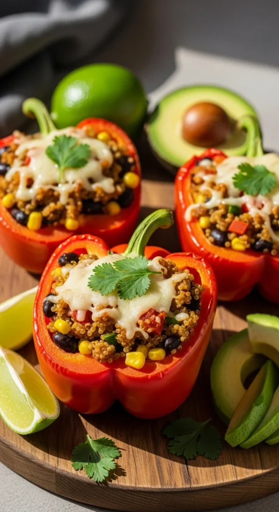 3. Mexican Quinoa Stuffed Peppers
