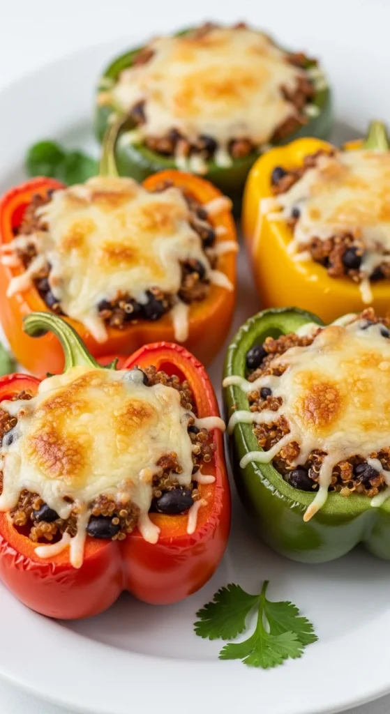 3. Quinoa-Stuffed Bell Peppers